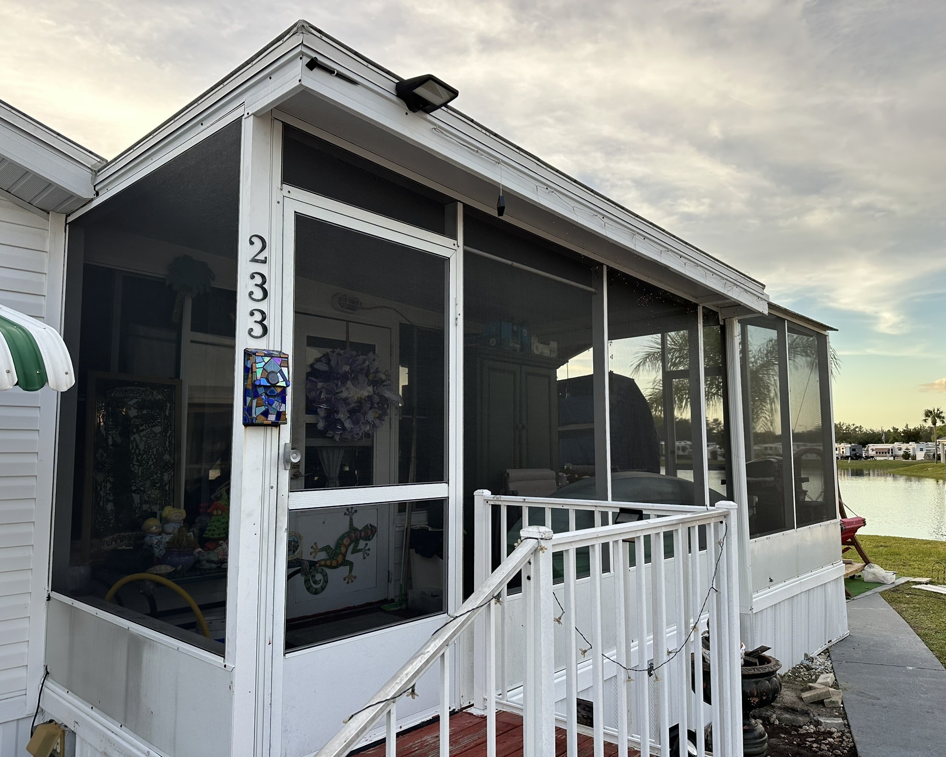 Patio screen replacement