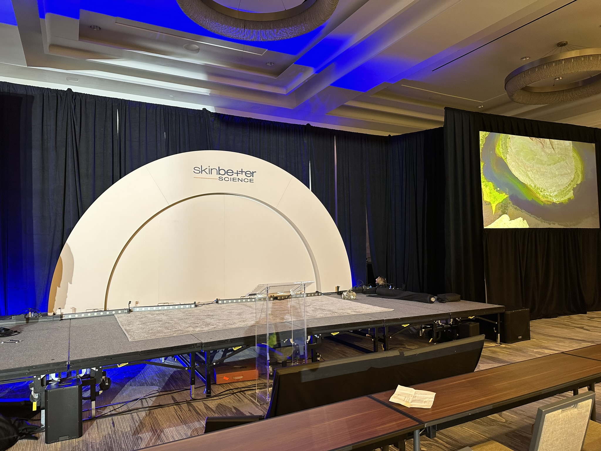 Stage installation